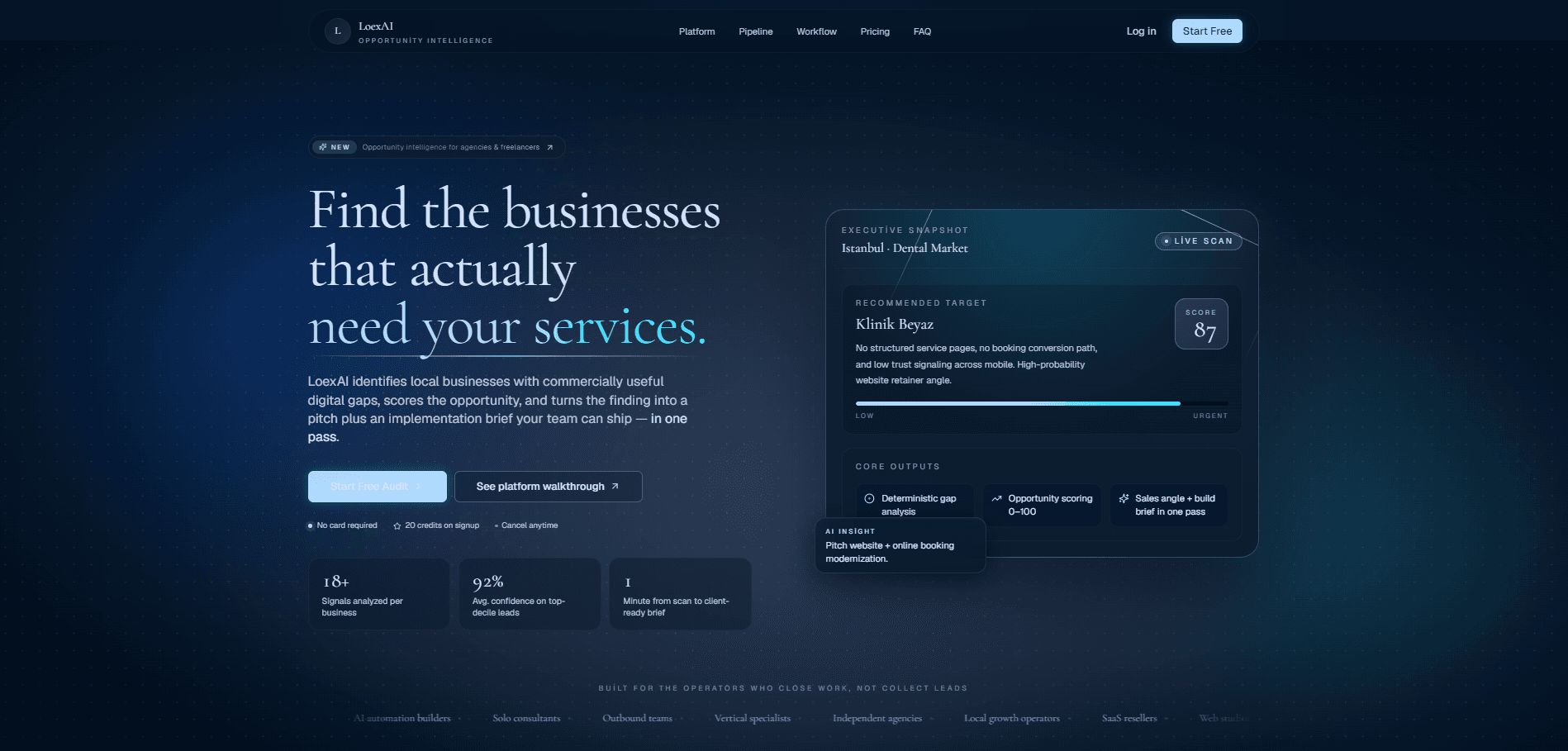 LoexAI - AI-Powered Local Opportunity Engine
